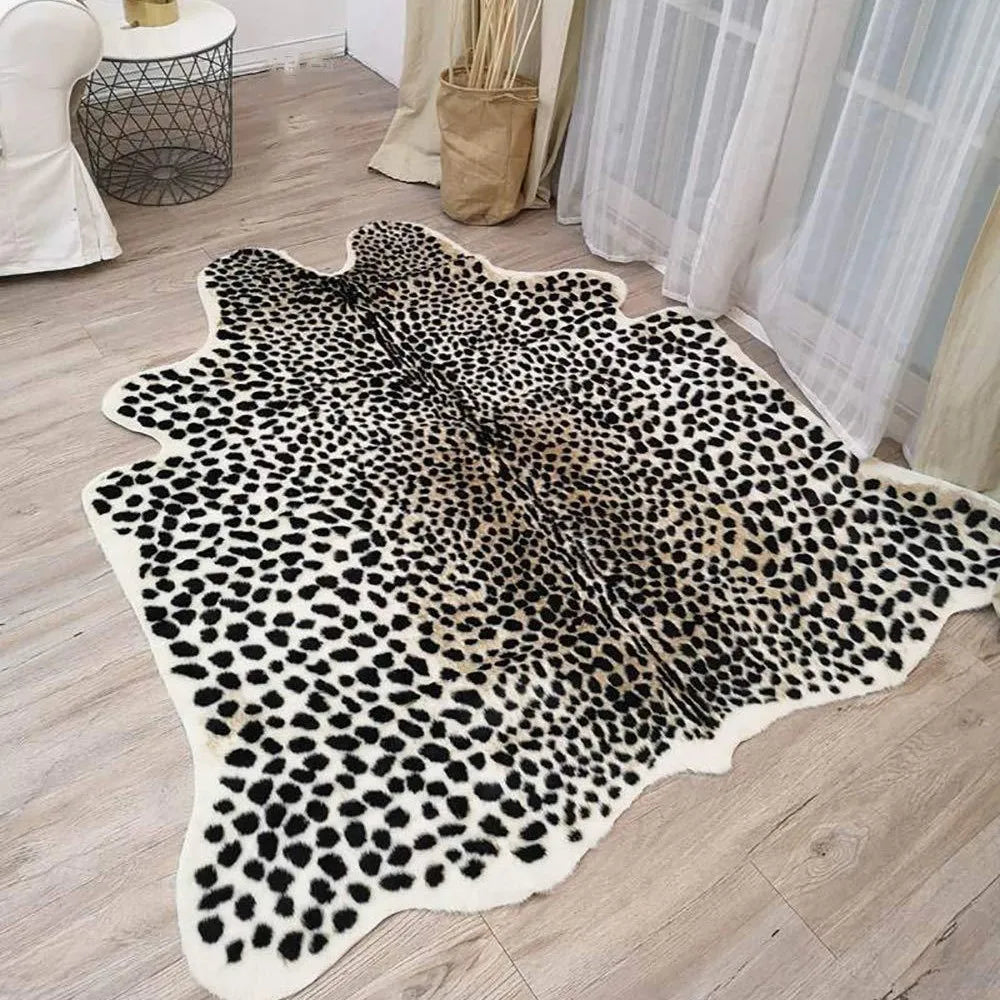 Faux Animal Bedside Rug