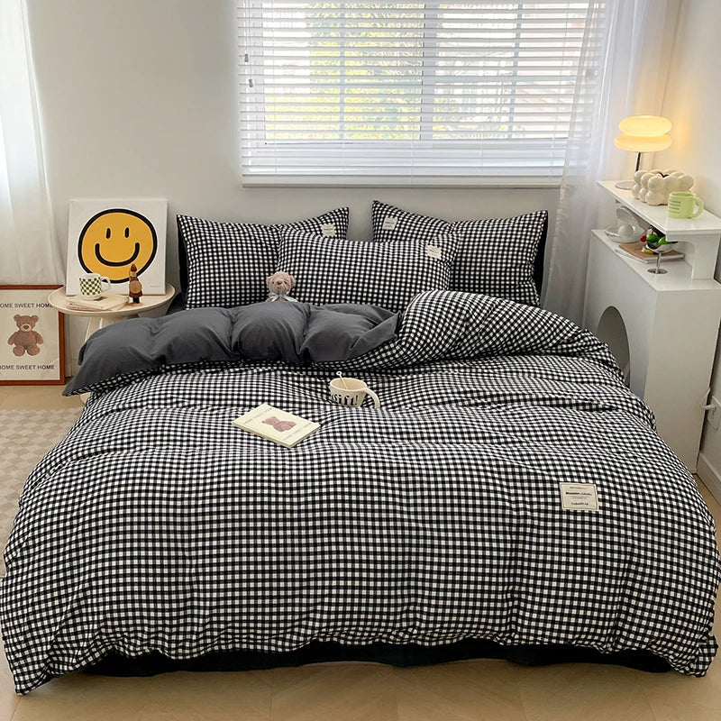 Japanese Style Check Bedding