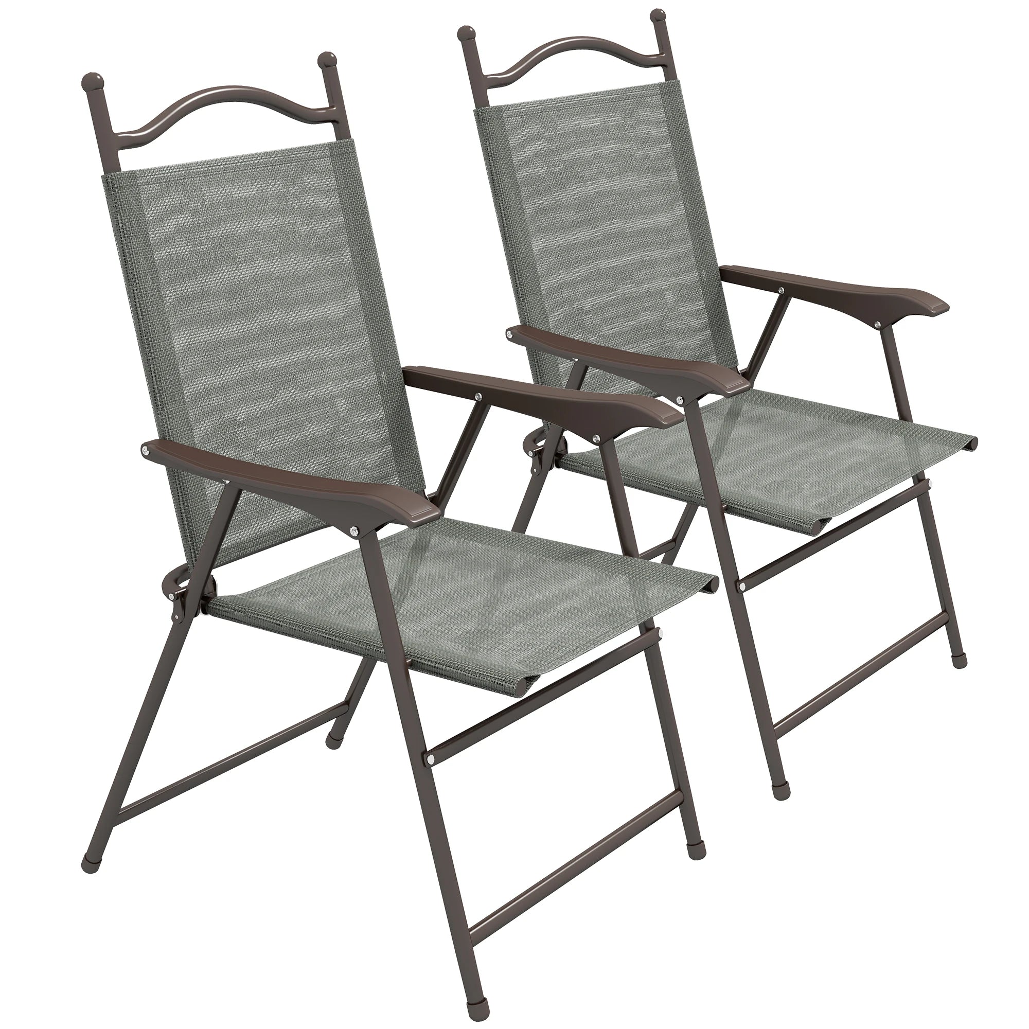 Folding Mesh Garden Chairs