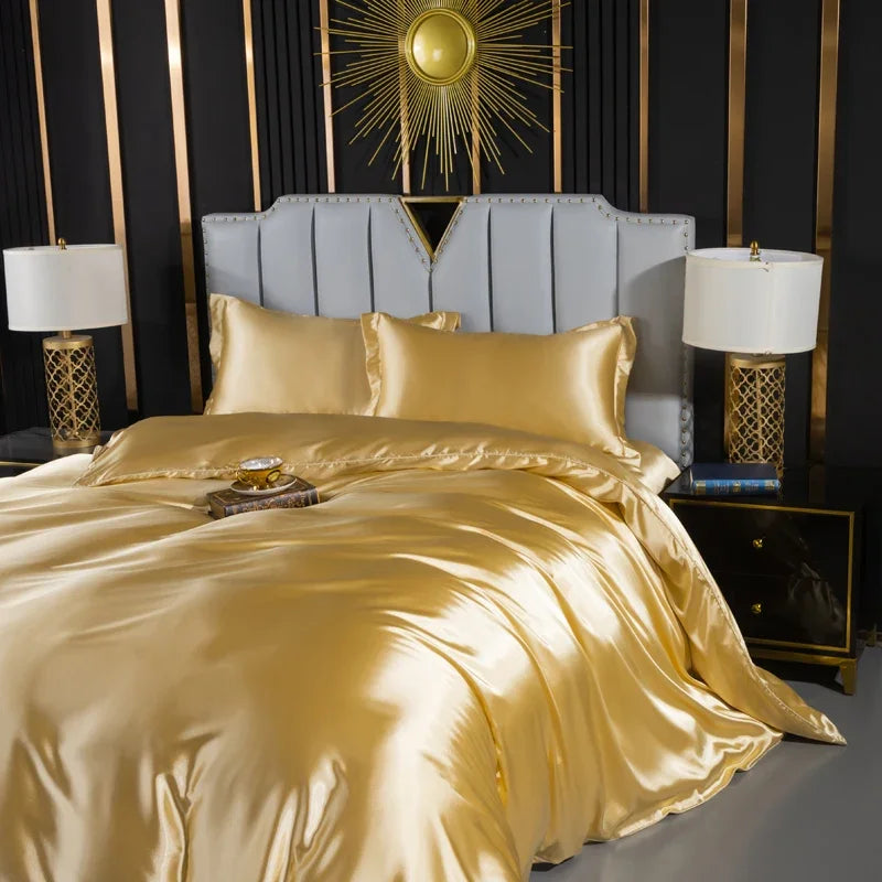 Luxury Solid Silk Bedding