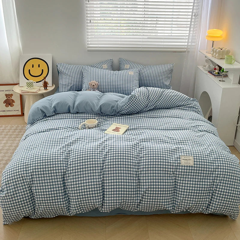 Japanese Style Check Bedding