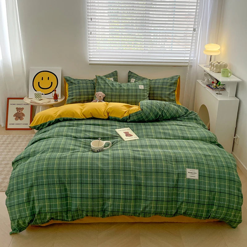 Japanese Style Check Bedding