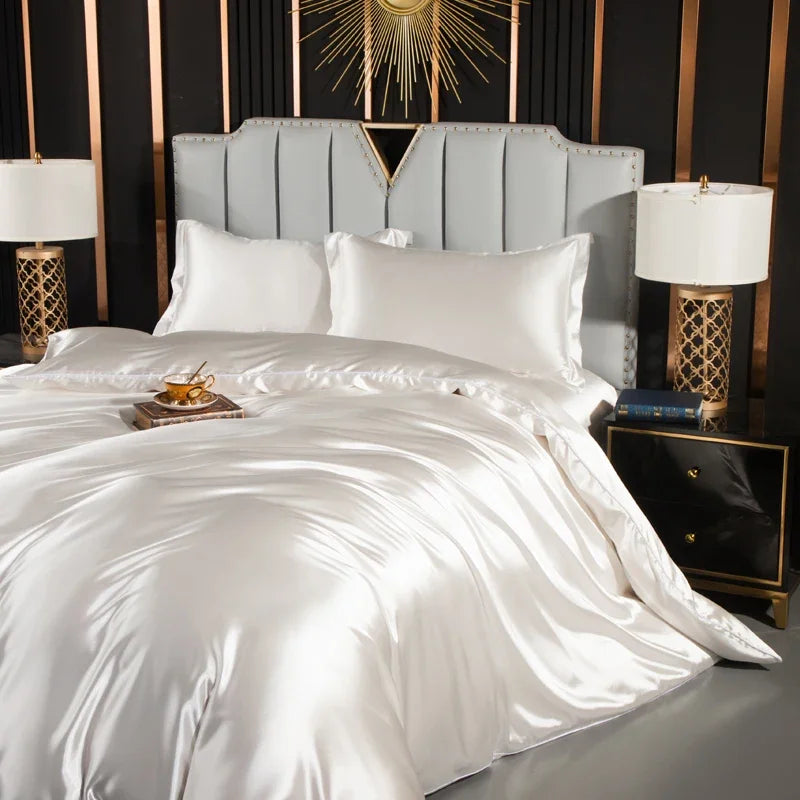 Luxury Solid Silk Bedding