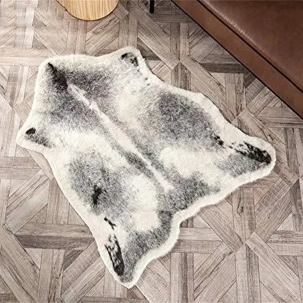 Faux Animal Bedside Rug