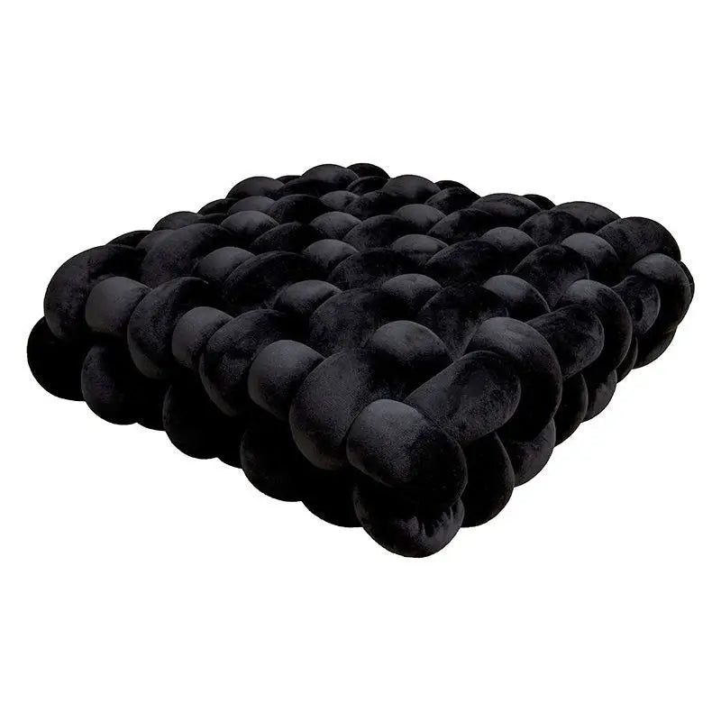 Plush Woven Knot Cushion