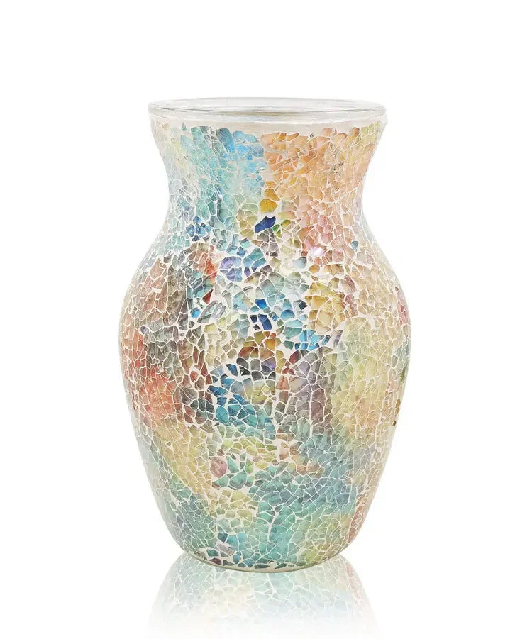 Colorful Mosaic Glass Vase