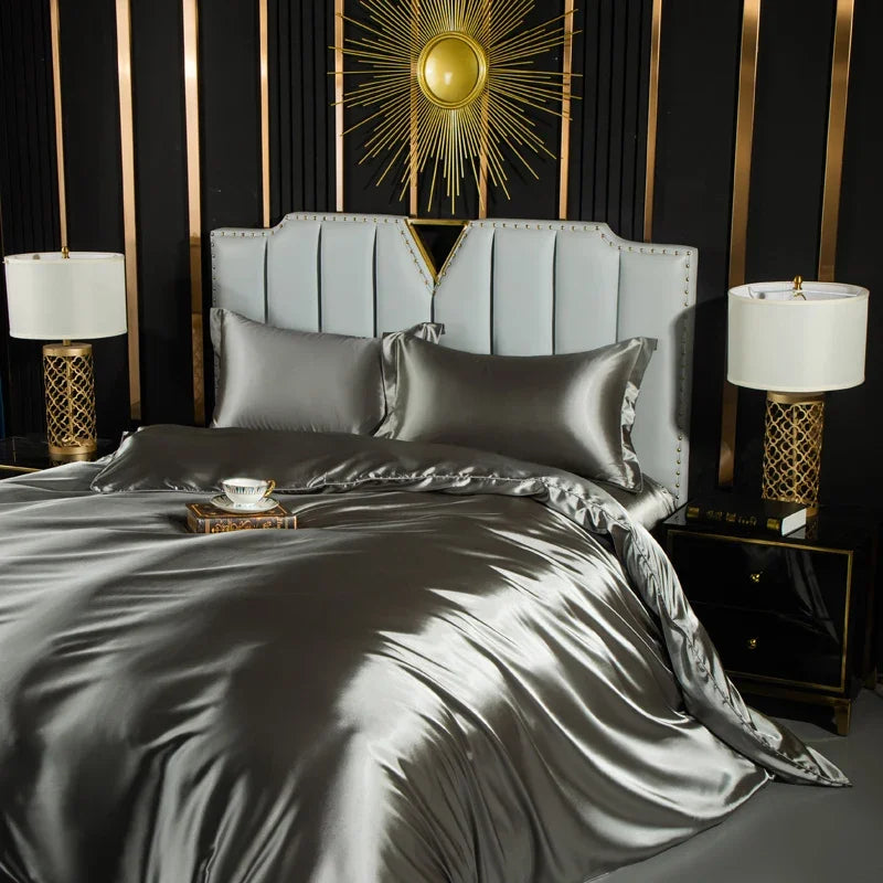 Luxury Solid Silk Bedding