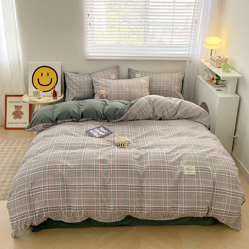 Japanese Style Check Bedding