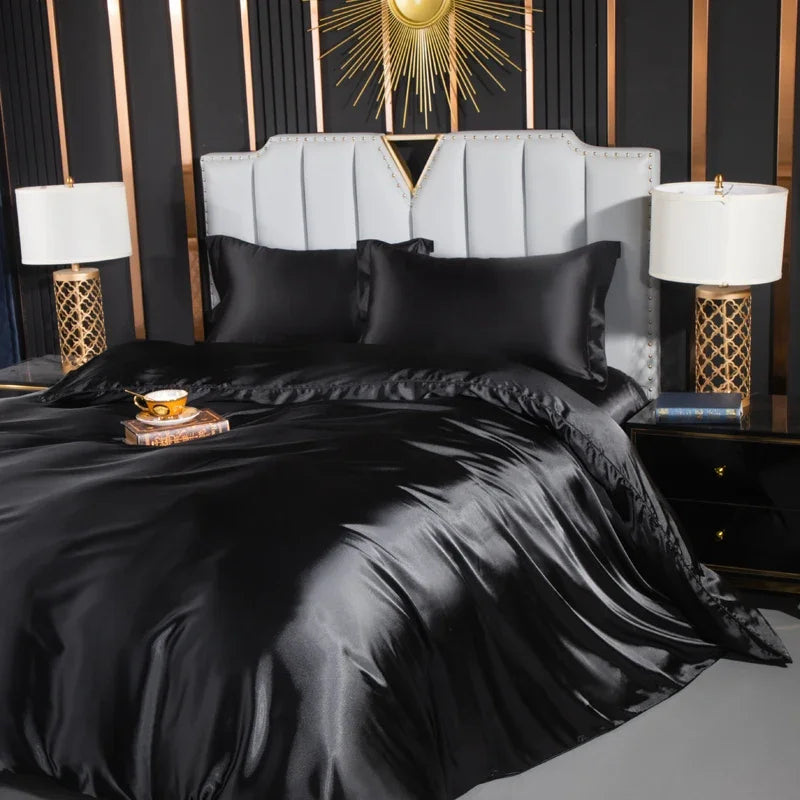 Luxury Solid Silk Bedding