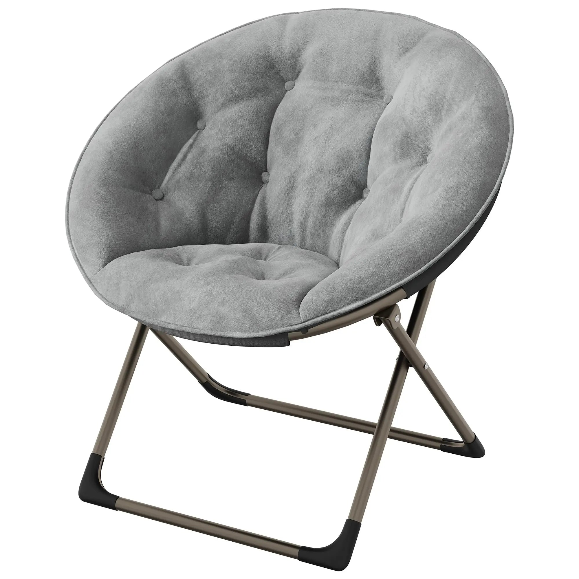 Oversized Plush Saucer Chair
