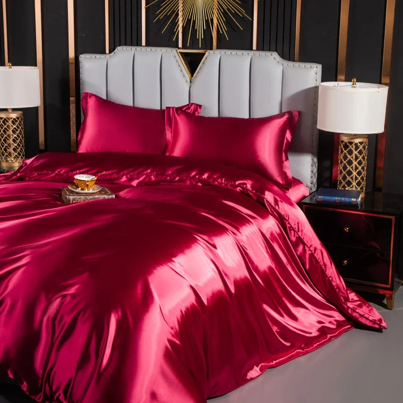 Luxury Solid Silk Bedding