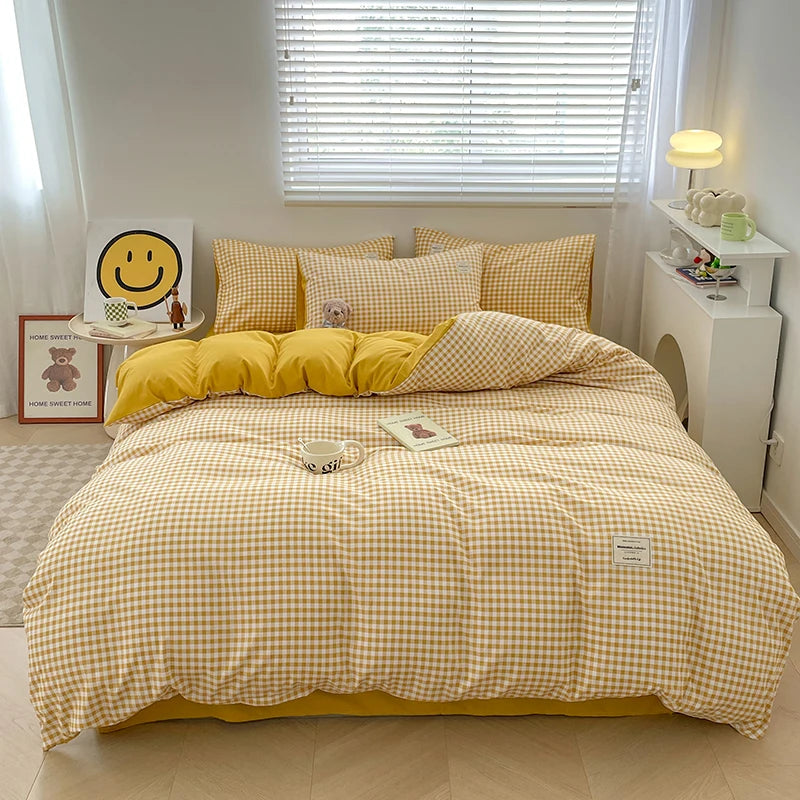 Japanese Style Check Bedding