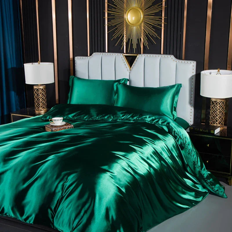 Luxury Solid Silk Bedding
