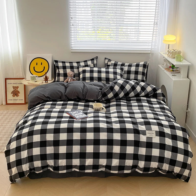Japanese Style Check Bedding