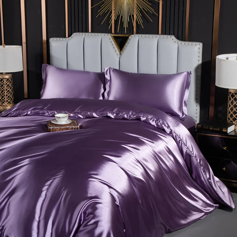Luxury Solid Silk Bedding