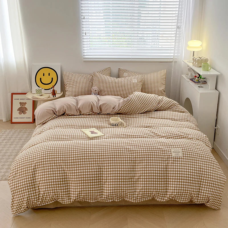 Japanese Style Check Bedding