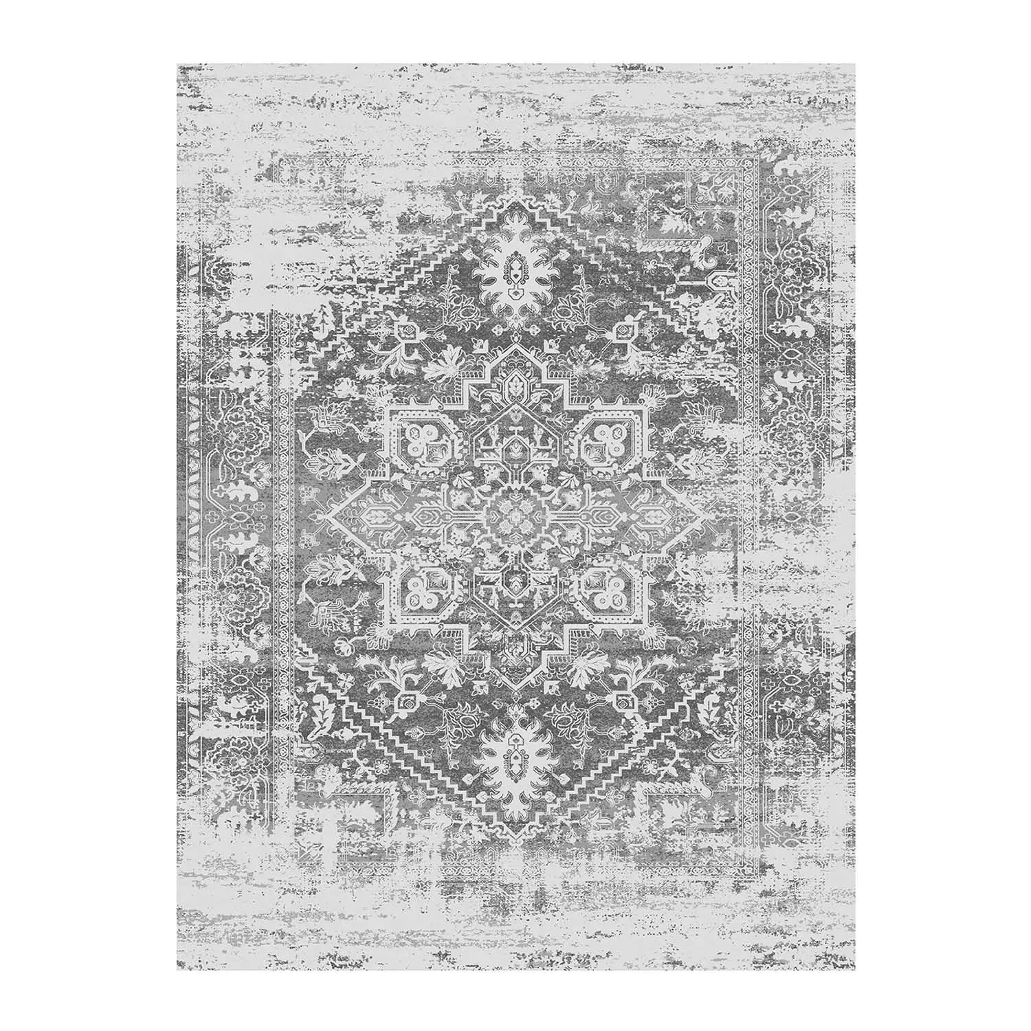 Soft Floral Area Rug