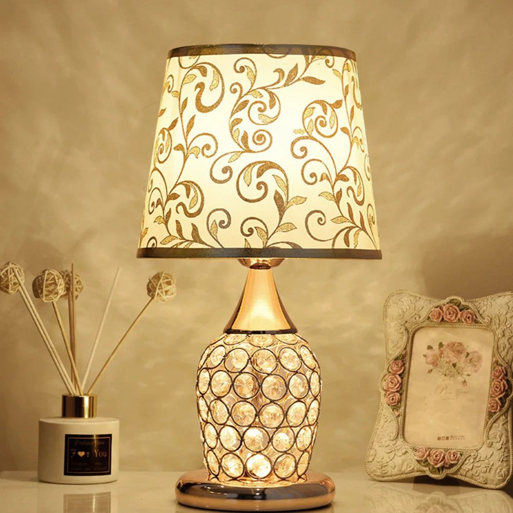 Crystal European Table Lamp