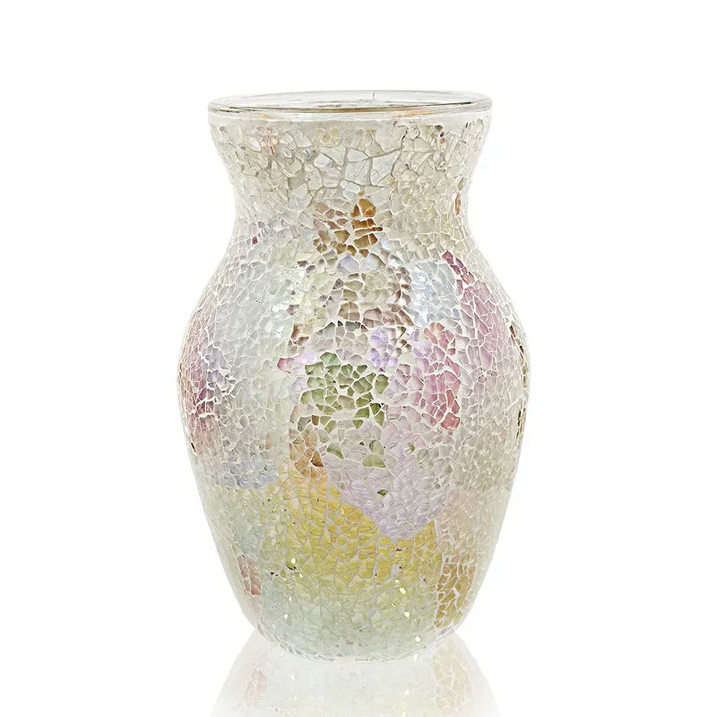 Colorful Mosaic Glass Vase