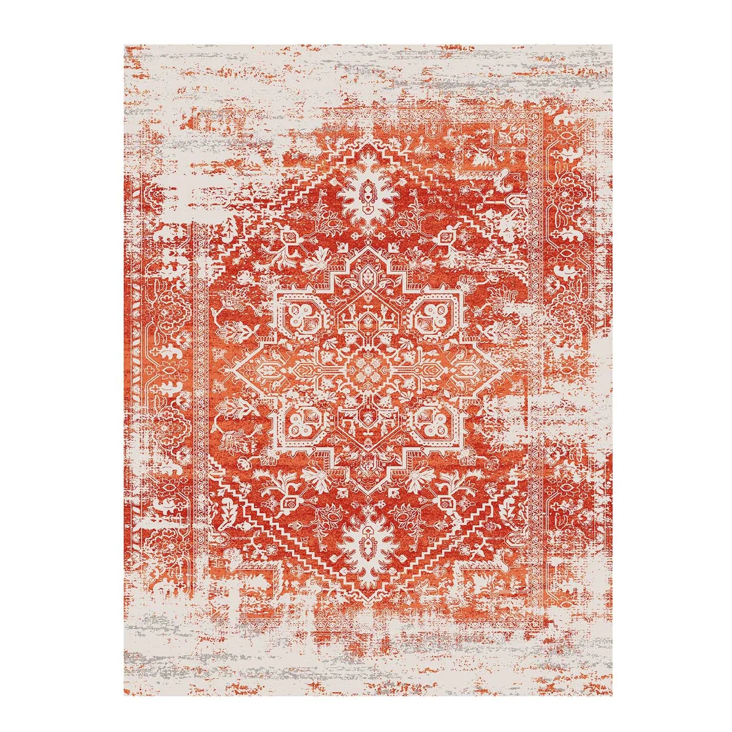 Soft Floral Area Rug