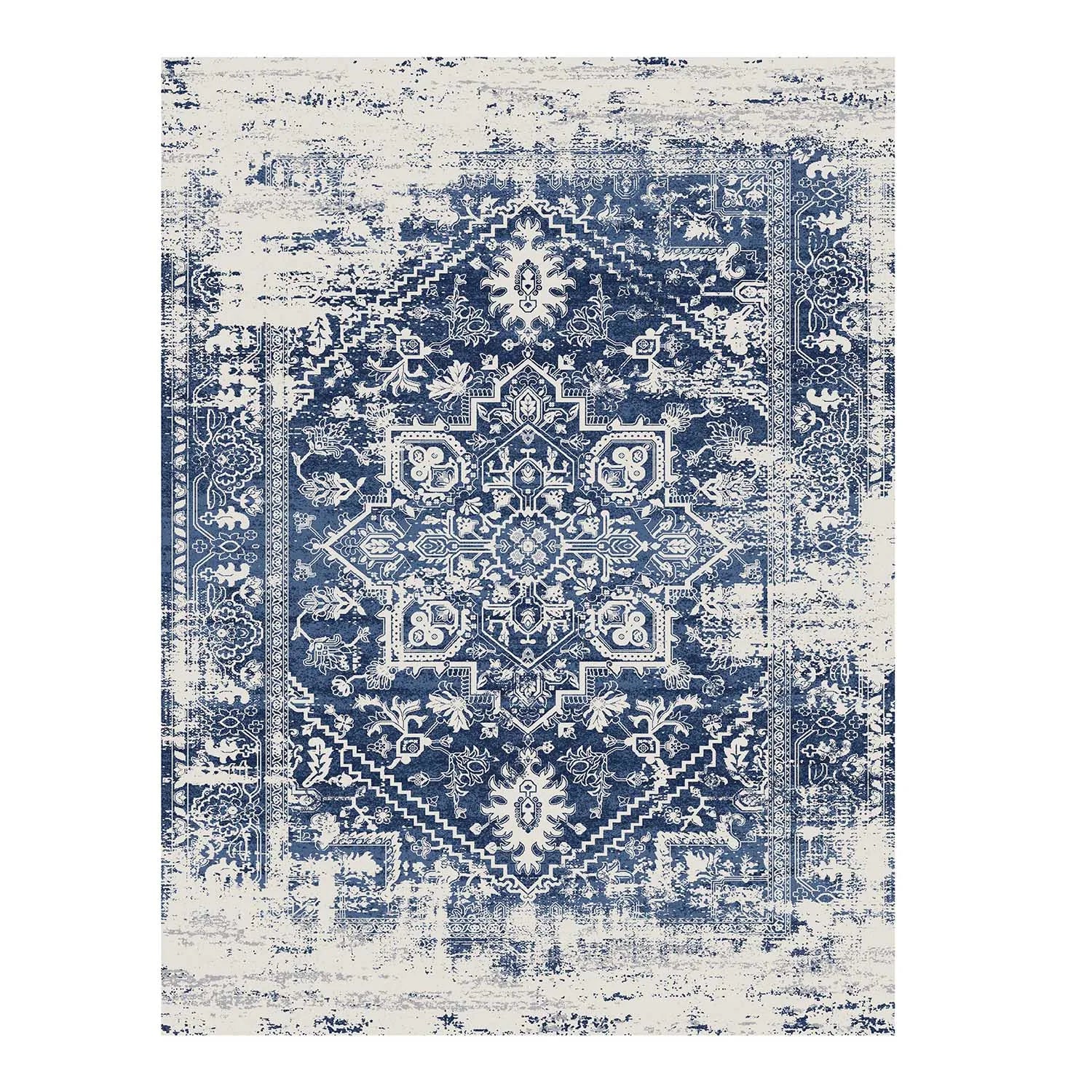 Soft Floral Area Rug