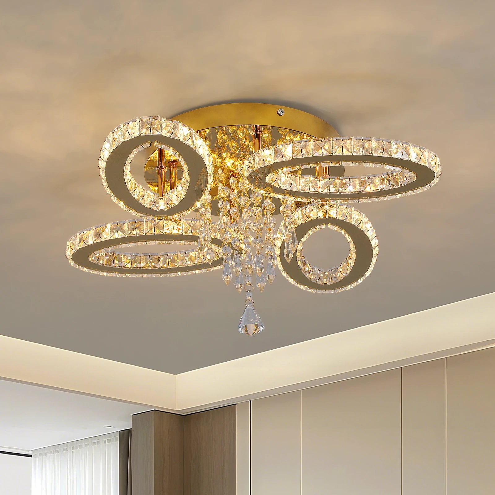 Luxury Crystal LED Chandelier
