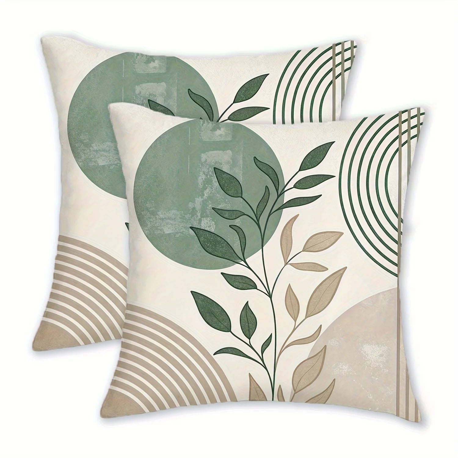 Geometric Abstract Plant Cushions