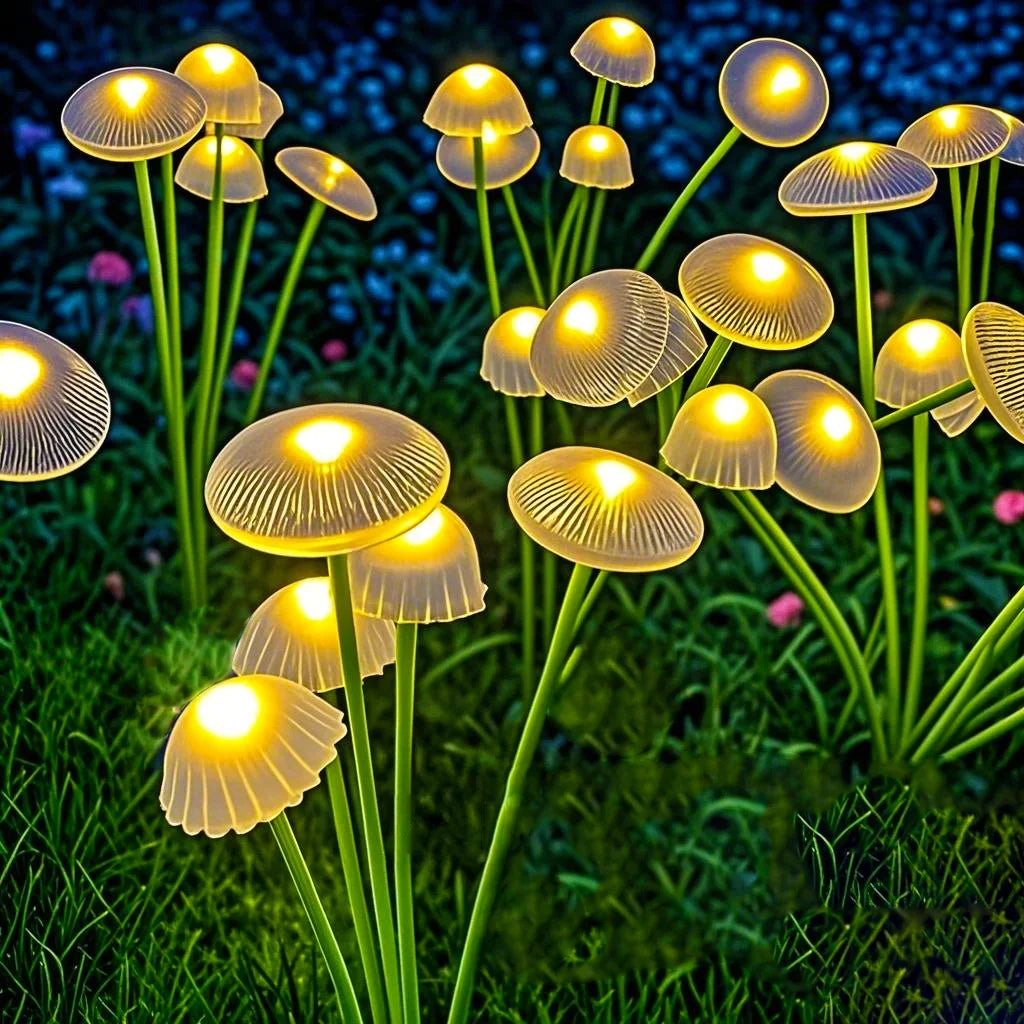 Solar Mushroom Garden Lights