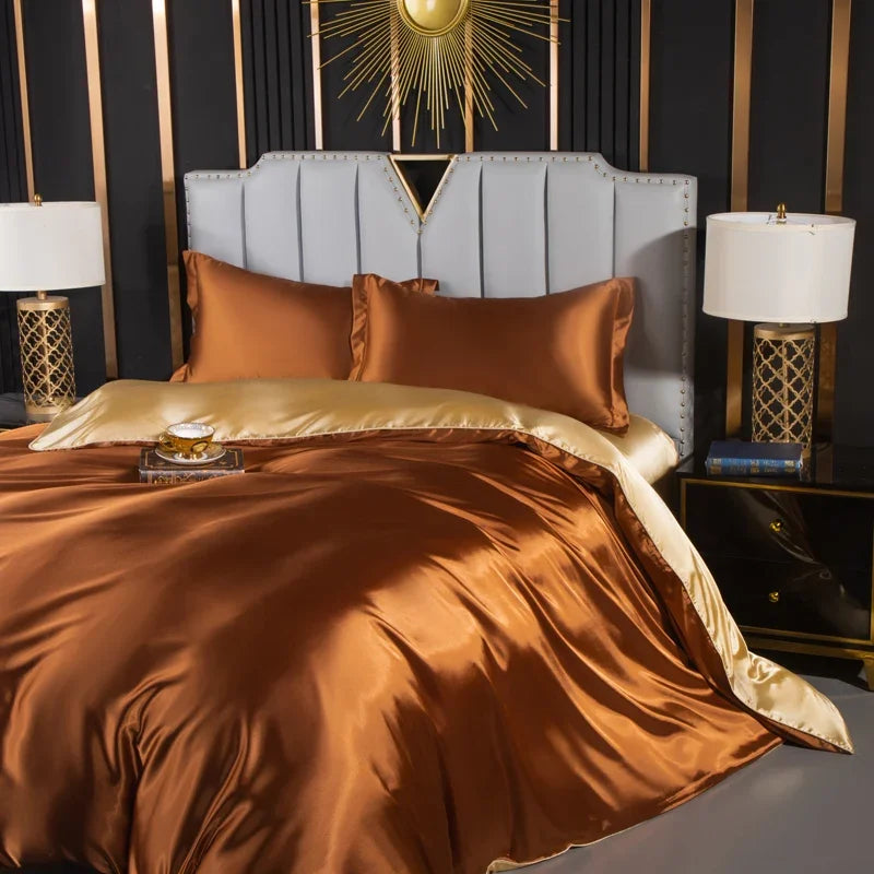 Luxury Solid Silk Bedding
