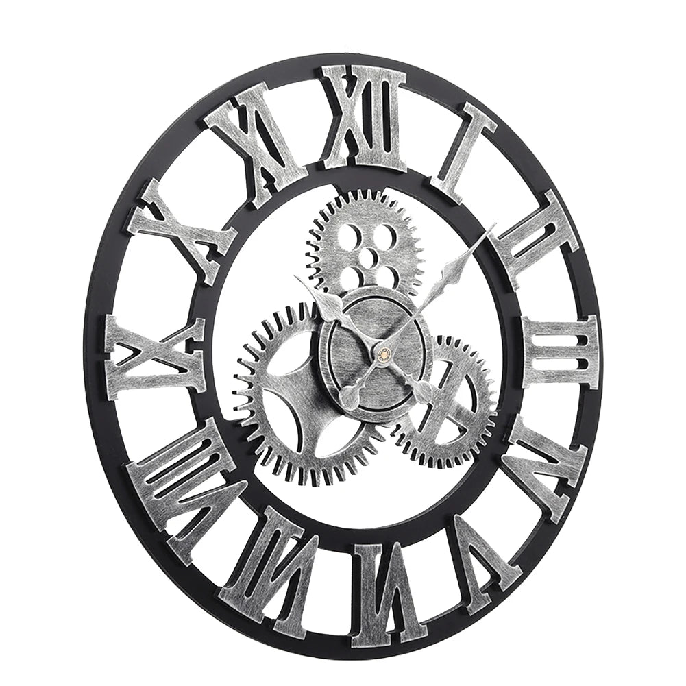 Industrial Retro Wall Clock